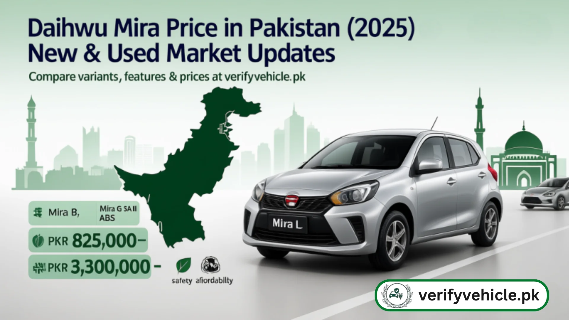 Price of Mira Car in Pakistan Image