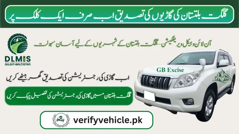 Vehicle Verification Gilgit Baltistan Image