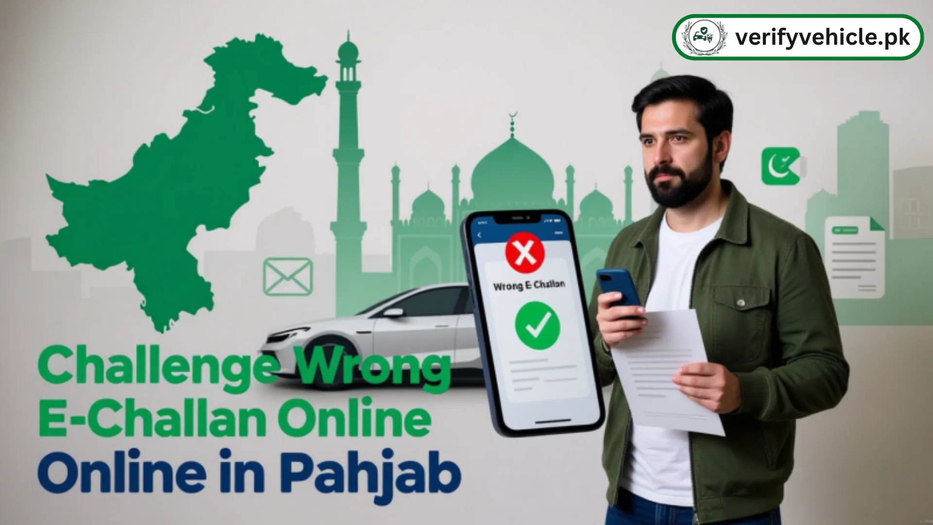 Wrong E-Challan Online in Punjab Image